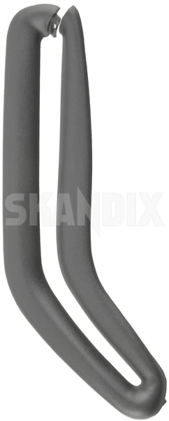 Cover, Safety belt left B-pillar dark grey 9415891 (1062322) - Volvo 850 - Keywords: cover safety belt left b pillar dark grey cover safety belt left bpillar dark grey Genuine bpillar b pillar dark grey left