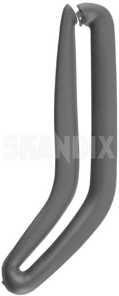 Cover, Safety belt right B-pillar dark grey 9415892 (1062323) - Volvo 850 - Keywords: cover safety belt right b pillar dark grey cover safety belt right bpillar dark grey Genuine bpillar b pillar dark grey right