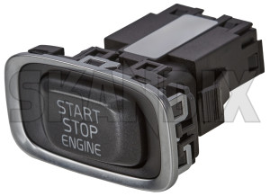 Switch Engine Start 31456645 (1062727) - Volvo S60 (2011-2018), S60 CC, V60 CC (-2018), S80 (2007-), V40 (2013-), V40 CC, V60 (2011-2018), V70 (2008-), XC60 (-2017), XC70 (2008-) - knob push button switch switch engine start Genuine buttons car engine for go keyless start startbutton starter vehicles with