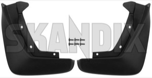 Mud flap front Kit for both sides 31414645 (1062903) - Volvo XC90 (2016-) - mud flap front kit for both sides Genuine addon add on black both drivers for front kit left material passengers right side sides with