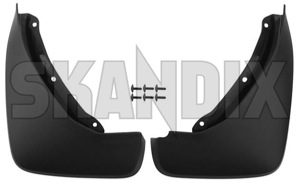 Mud flap rear Kit for both sides 31664101 (1062904) - Volvo XC90 (2016-) - mud flap rear kit for both sides Genuine addon add on black both drivers for kit left material passengers rear right side sides with