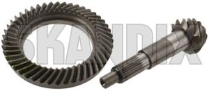 Pinion and crown wheel, Differential 4,27:1  (1063249) - Volvo 120, 130, 220, 140, 164, 200, 700, P1800, P1800ES - 1800e bevel gear p1800e pinion and crown wheel differential 4 27 1 pinion and crown wheel differential 4271 Own-label 4,27 4271 4 27 1 axle m1030 m30 rearaxle rearaxledifferential spicer spiceraxle spicerdifferential spicerrearaxle spicerrearaxledifferential system