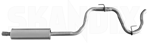 Front silencer 32019419 (1063274) - Saab 9-3 (2003-) - ОЕ-Numbers: 12799735 - Keywords: front silencer muffler mufler saab / hedin alternative Saab Hedin Alternative Saab Hedin Alternative