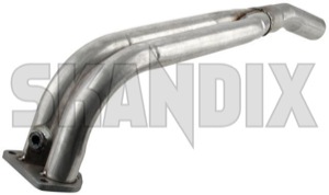Downpipe double tube 460867 (1063480) - Volvo P1800, P1800ES - 1800e downpipe double tube exhaust pipe header pipe p1800e Genuine double engines exhaust for gas recirculation tube with