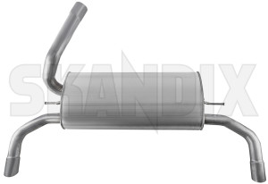 Rear Silencer 31405579 (1063573) - Volvo V40 (2013-) - end silencer rear silencer Own-label awd exhaust exposed for pipes sr02 sr04 sr0c tailpipe two vehicles with without