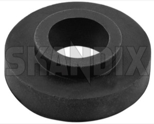 Bushing, Holder Exhaust pipe Down pipe 1257497 (1063759) - Volvo 700, 900 - bushing holder exhaust pipe down pipe exhaustbushings exhaustpipebushings holderbushings Genuine down pipe rubber