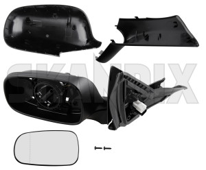 Outside mirror left 32019879 (1063833) - Saab 9-5 (-2010) - outside mirror left saab select - hedin Saab Select Hedin Saab Select  Hedin actuator adjustment cap cover covering electric for glass heatable left memory mirror with