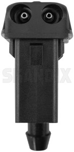 Nozzle, Windscreen washer left for Windscreen 31301592 (1063905) - Volvo V40 (2013-), V40 Cross Country - nozzle windscreen washer left for windscreen squirter jet nozzle window washer nozzle wiper washer nozzle Genuine cg01 cg02 cleaning cover for left nozzles painted vehicles washer window windscreen with without