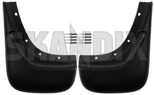 Mud flap front Kit for both sides 30664195 (1064039) - Volvo S60 (-2009), V70 P26 (2001-2007) - mud flap front kit for both sides Own-label addon add on both door drivers except for front kit left material model painted passengers rdesign r design right side sides sills vehicles with