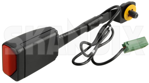 Lock, Safety belt Front seat, left 8632604 (1064215) - Volvo V40 (2013-), V40 CC - Keywords: belts buckle end catch lock safety belt front seat left Genuine front left seat seat