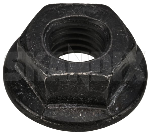 Nut M6 11900445 (1064331) - Saab 9-3 (2003-), 9-5 (-2010) - Keywords: nut m6 Genuine Hedin Saab Parts depending installation location m6 on the type varies varies  vehicle
