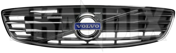 Gitter, Kühlergrill Styling chrom 31383598 (1064392) - Volvo S80 (2007-), V70 (2008-) - Keywords: frontgrille gitter gitter kuehlergrill styling chrom grille kuehlergrille kuelergril kuelergrill s80 v70 Original    chrom fahrzeuge fuer gr07 kollisionswarnsystem mit rl06 styling