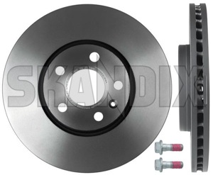 Brake disc Front axle internally vented 31423722 (1064441) - Volvo S60 (2019-), S90, V90 (2017-), V60 (2019-), V60 CC (2019-) - brake disc front axle internally vented brake rotor brakerotors rotors Genuine 16 16inch 2 296 296mm additional and axle fits front inch info info  internally left mm note pieces please right vented