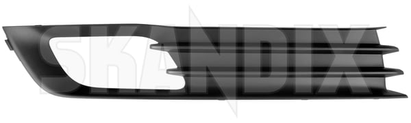 Abdeckung, Stoßstange vorne rechts 31386629 (1064572) - Volvo S80 (2007-), V70 (2008-) - Keywords: abdeckgrill abdeckung stossstange vorne rechts abdeckungen abschirmung frontstossstangen gitter grille kuehlergitter kuehlergrill s80 schuerzen stossfaenger stossstange stossstangenabdeckung stossstangengitter stosstange v70 Original einparkhilfe fahrzeuge fuer mit ohne rechter rechts tagfahrlicht vorderer vorne