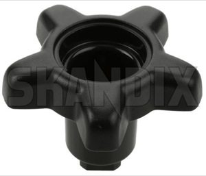 Handle, Seat adjustment for Lumbar support 8613313 (1064711) - Volvo C30, C70 (2006-), S40, V50 (2004-), S60 (-2009), S60, V60, S60 CC, V60 CC (2011-2018), S80 (-2006), V40 (2013-), V40 CC, V70 P26, XC70 (2001-2007), XC60 (-2017), XC90 (-2014) - handle seat adjustment for lumbar support handles manual adjuster Genuine for front handle handles lumbar rotary seat seats support twist