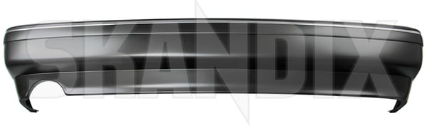 Bumper cover rear not paintable grey 9082272 (1065076) - Saab 9000 - Keywords: bumper cover rear not paintable grey rear bumper skirts Genuine Hedin Saab Parts 9000 aero cs except for grey model not paintable rear