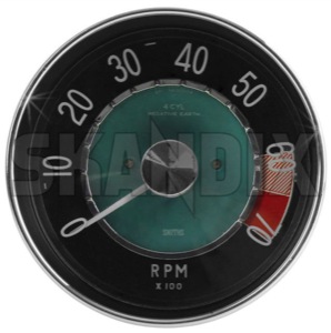 Revolution Counter 670580 (1065120) - Volvo P1800 - 1800e p1800e revcounter rev counter revolution counter rpm gauge tachometer Own-label attention attention  english exchange part policy return special with
