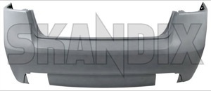 Bumper cover rear to be painted 32016173 (1065364) - Saab 9-3 (2003-) - bumper cover rear to be painted Genuine aid angular be exhaust for painted parking pipe pipes rear recesses to two vehicles with without