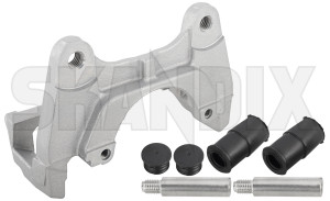 Carrier, Brake caliper fits left and right 93195753 (1065570) - Saab 9-3 (2003-) - brake caliper bracket brakecalipercarrier carrier bracket carrier brake caliper fits left and right mounting bracket Genuine 17 17inch 345 345mm and axle fits front inch left mm right