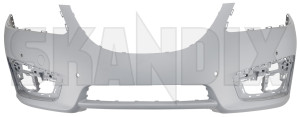 Bumper cover front to be painted 32021827 (1065866) - Saab 9-5 (2010-) - bumper cover front to be painted Genuine aero aid be cleaning for front headlamp model painted parking system to vehicles with