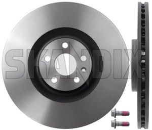 Brake disc Front axle internally vented 31400569 (1066269) - Volvo XC60 (2018-), XC90 (2016-) - brake disc front axle internally vented brake rotor brakerotors rotors Genuine 19 19inch 2 366 366mm additional and axle fits front inch info info  internally left mm note pieces please right vented