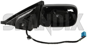 Outside mirror right 30744590 (1066725) - Volvo S40, V50 (2004-), V50 - outside mirror right Genuine actuator adjustment cap cover covering electric electronically foldable folding for glass indicator lens light memory mirror motor outside right with without