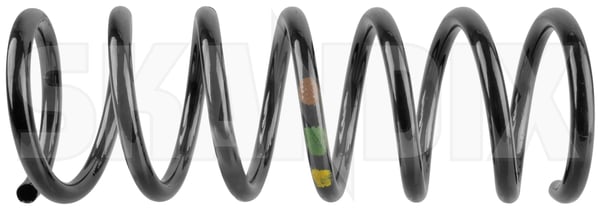 Suspension spring Rear axle 31317989 (1066899) - Volvo S80 (2007-), V70 (2008-) - Keywords: suspension spring rear axle Genuine 2 780e additional axle info info note pieces please rear