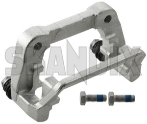 Carrier, Brake caliper fits left and right 8603730 (1067040) - Volvo S80 (2007-), V70, XC70 (2008-), XC60 (-2017) - brake caliper bracket brakecalipercarrier carrier bracket carrier brake caliper fits left and right mounting bracket Genuine and axle electrical exchange fits for handbrake left non part rear right solid vehicles vented with