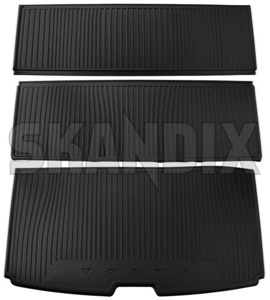 Trunk mat charcoal Synthetic material 32394445 (1067372) - Volvo XC90 (2016-) - trunk mat charcoal synthetic material Genuine 7 bowl charcoal high mat material plastic synthetic
