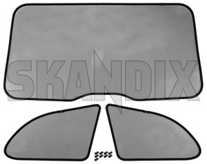 Window blinds Side window, trunk Kit for both sides + trunk 31399214 (1067397) - Volvo XC60 (-2017) - roller blinds window blinds side window trunk kit for both sides  trunk window blinds side window trunk kit for both sides trunk Genuine    both cover cover  for glass kit moulded q qglass side sides trunk window window 