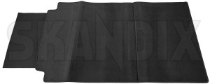 Trunk mat charcoal solid Synthetic material Textile 39842383 (1067647) - Volvo V90 (2017-), V90 CC - trunk mat charcoal solid synthetic material textile Genuine bumper charcoal cloth fabric fleece material plastic protection reversiblefolding reversible folding solid synthetic textile waterproof with woven