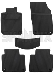 Floor accessory mats Synthetic material charcoal 32332366 (1067648) - Volvo S90, V90 (2017-), V90 CC - floor accessory mats synthetic material charcoal Genuine bowl charcoal drive engine for hand hybrid in left lefthand left hand lefthanddrive lhd mat material model not plastic plug synthetic twin vehicles