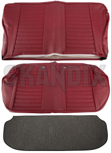Upholstery Rear seat Seat surface Back rest red Kit  (1067743) - Volvo 220 - upholstery rear seat seat surface back rest red kit Own-label 518 544 518544 518 544 back backrest backseats bench cushion fond kit lower rear rearbench rearseats red rest seat seatback seats surface upper
