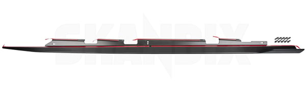 Side Skirt left 31664942 (1068031) - Volvo S60, V60 (2011-2018) - Keywords: side skirt left trim moulding sill plate trim moulding sill plate Genuine carbon clips fiber for left model performance polestar with