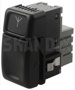 Switch electric aerial 9447386 (1068184) - Volvo 900, S90, V90 (-1998) - knob push button switch switch electric aerial Genuine aerial aerials electric power
