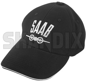 Hat Baseball Cap SAAB  (1068328) - universal  - basball cap basecap cappy caps hat hat baseball cap saab Own-label baseball black cap hat peaked saab uni unifit