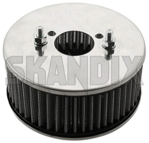 Performance Air filter tall Dual carburettor SU HS6  (1068458) - Volvo 120, 130, 220, 140, P1800, PV, P210 - 1800e airfilters p1800e performance air filter tall dual carburettor su hs6 sports Own-label 6 carburetor carburettor double dual high hs hs6 stage su tall twin two twostage