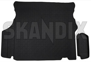 SKANDIX Shop Saab Ersatzteile: Kofferraummatte schwarz Gummi