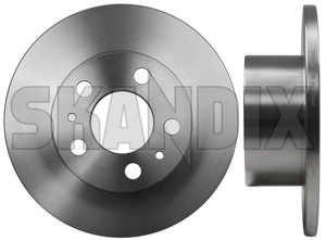 Brake disc Front axle non vented 270733 (1068775) - Volvo P1800, P1800ES - 1800e brake disc front axle non vented brake rotor brakerotors p1800e rotors Own-label 108 108mm 2 additional and axle fits front info info  left mm non note pieces please right solid vented