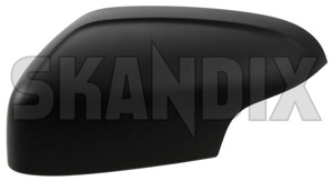 Cover cap, Outside mirror left charcoal 31217260 (1068783) - Volvo C30, C70 (2006-), S40 (2004-), V50 - cover cap outside mirror left charcoal mirrorblinds mirrorcovers Genuine charcoal left