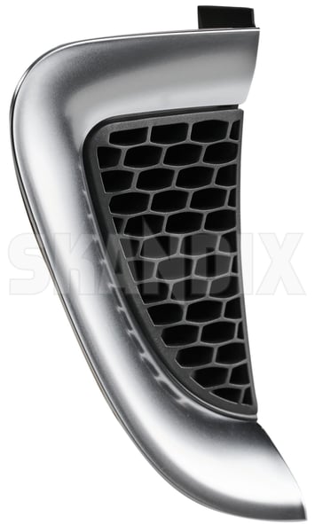 Trim moulding, Fender front left 12779338 (1068927) - Saab 9-5 (2010-) - Keywords: molding moulding trim moulding fender front left wing Genuine Hedin Saab Parts front left
