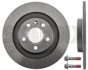 Brake disc Rear axle non vented 32300123 (1069189) - Volvo XC40/EX40 - brake disc rear axle non vented brake rotor brakerotors rotors Genuine 16 16inch 2 296 296mm additional axle inch info info  mm non note pieces please rear rk01 solid vented