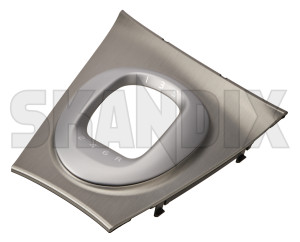 SKANDIX Shop Volvo Ersatzteile: Innenverkleidung Schalthebel Aluminium  Brushed Rahmen 30676010 (1069250)
