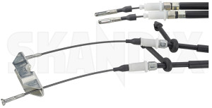Cable, Park brake left / right rear Section 4908356 (1069363) - Saab 9-5 (-2010) - both sides brake cables cable park brake left  right rear section cable park brake left right rear section handbrake cable left parking brake right Own-label /    left onepiece one piece rear right section type