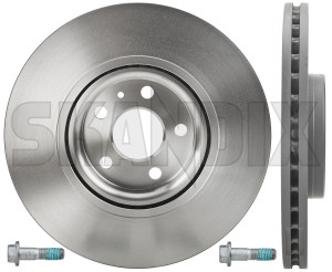 Brake disc Front axle internally vented 32300122 (1069426) - Volvo XC40/EX40 - brake disc front axle internally vented brake rotor brakerotors rotors Genuine 17 17inch 2 322 322mm additional and axle fits front inch info info  internally left mm note pieces please right vented