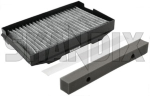 Cabin air filter Activated Carbon 32231094 (1069615) - Saab 9-5 (-2010) - airfilter cabin air filter activated carbon cabin filter cabinfilter interior air filter saab select - hedin Saab Select Hedin Saab Select  Hedin activated carbon filtre multi multifilter