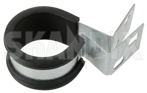 Clip Hose, Air conditioner Clamp 3537756 (1069686) - Volvo 700, 900 - Keywords: clip hose air conditioner clamp staple clips Genuine acc air clamp clip clips conditioner ecc for hose hose  vehicles with