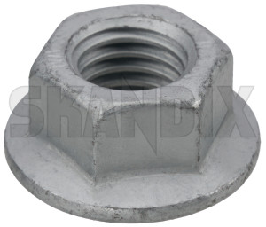 Nut with Collar M12 985923 (1069727) - Volvo Polestar 1, S60 (2019-), S60, V60, S60 CC, V60 CC (2011-2018), S80 (2007-), V40 (2013-), V60, V60 CC (2019-), V70, XC70 (2008-), XC40/EX40, XC60 (2018-), XC60 (-2017), XC90 (2016-) - nut with collar m12 Genuine collar depending engine installation leaf location m12 mount on spring the type varies varies  vehicle with