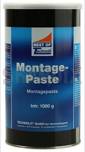 Montagepaste TECHNOLIT®  (1069974) - universal  - einlaufpaste montagepaste technolit® Hausmarke 1000 1000g dose g technolit®