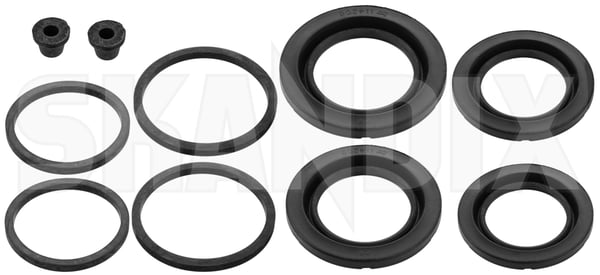 thumbnail image 2 of Bigg Red Front Brake Caliper Slider Pin Kit – For Volvo V50 & V60 2004+, Left & Right, Includes Sliders & Boots 2 of 6